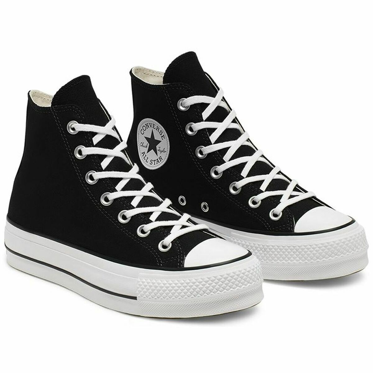 Scarpe da Tennis Casual Donna Converse All Star Platform High Top Nero 8 S6442380_6