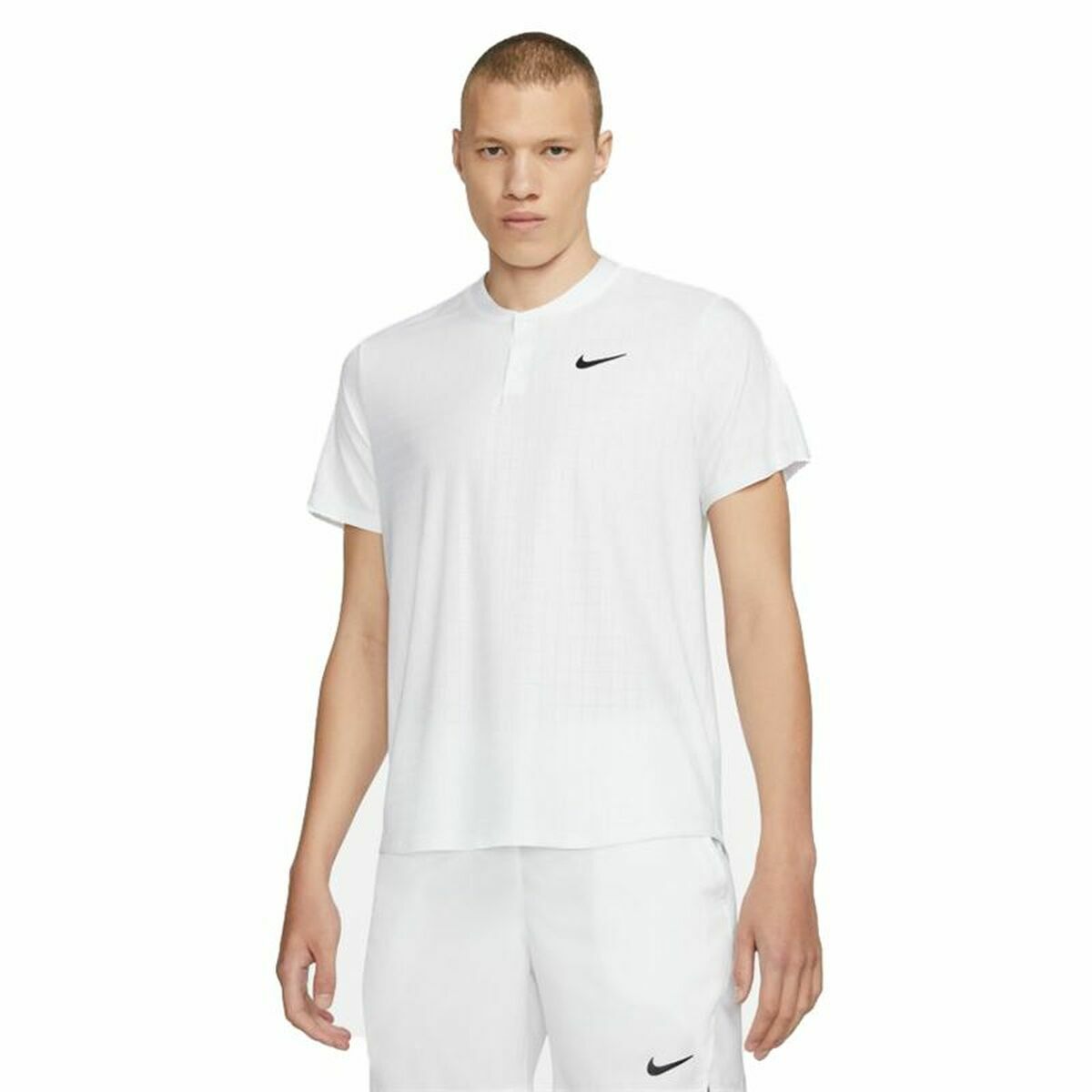 Polo a Maniche Corte Uomo Nike Court Dri-Fit Advantage Bianco 2 S6471997_0