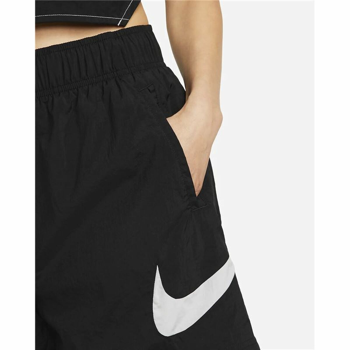 Pantaloncini Sportivi da Donna Nike Sportswear Essential Nero 4 S6485298_2