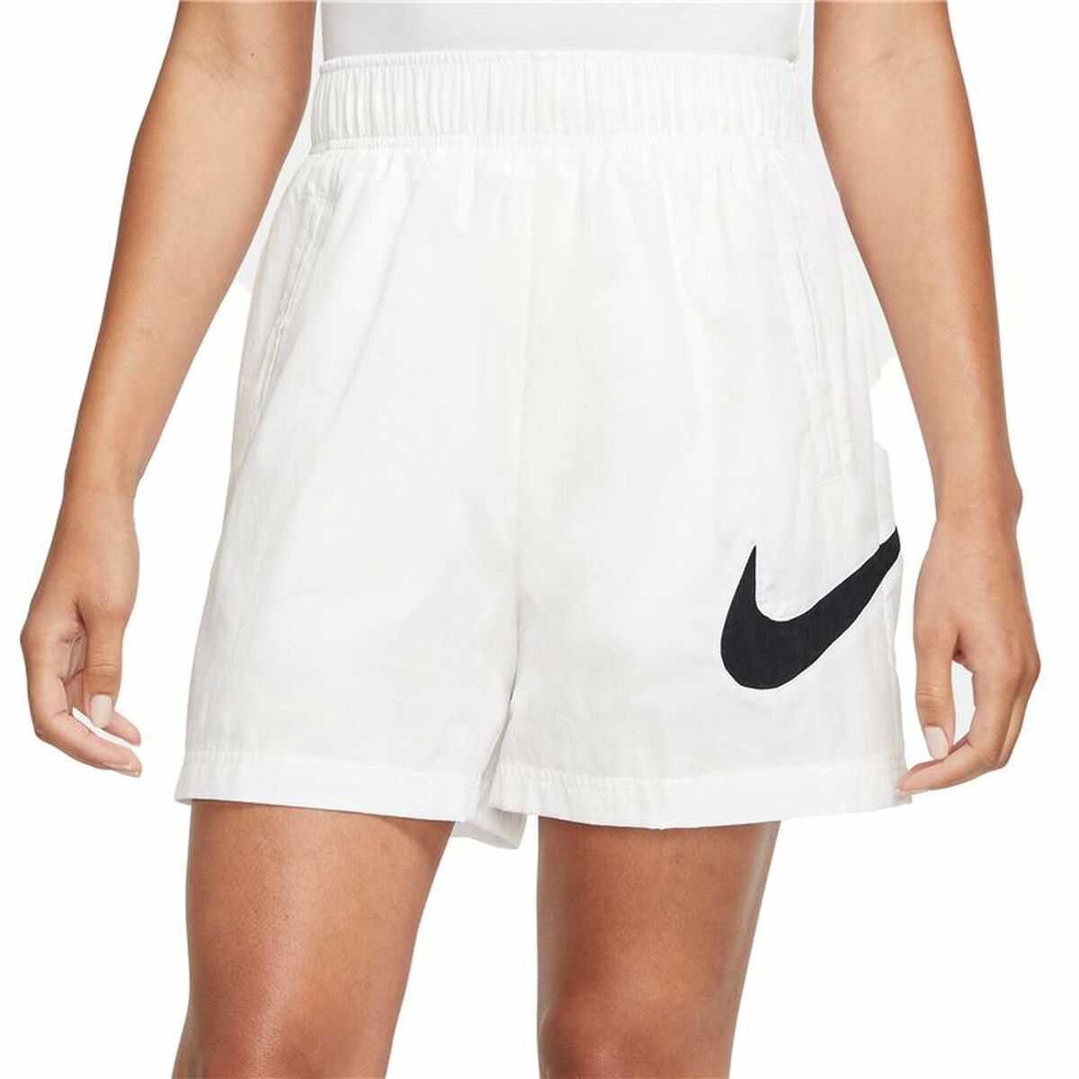 Pantaloncini Sportivi da Donna Nike Sportswear Essential Bianco 2 S6485287_0