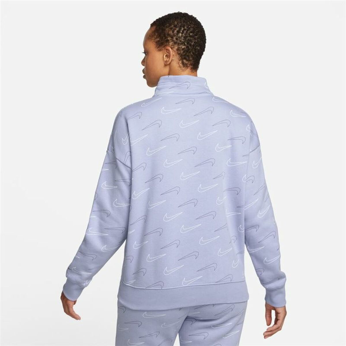 Felpa senza Cappuccio Donna Nike Lilla 3 S6469124_1