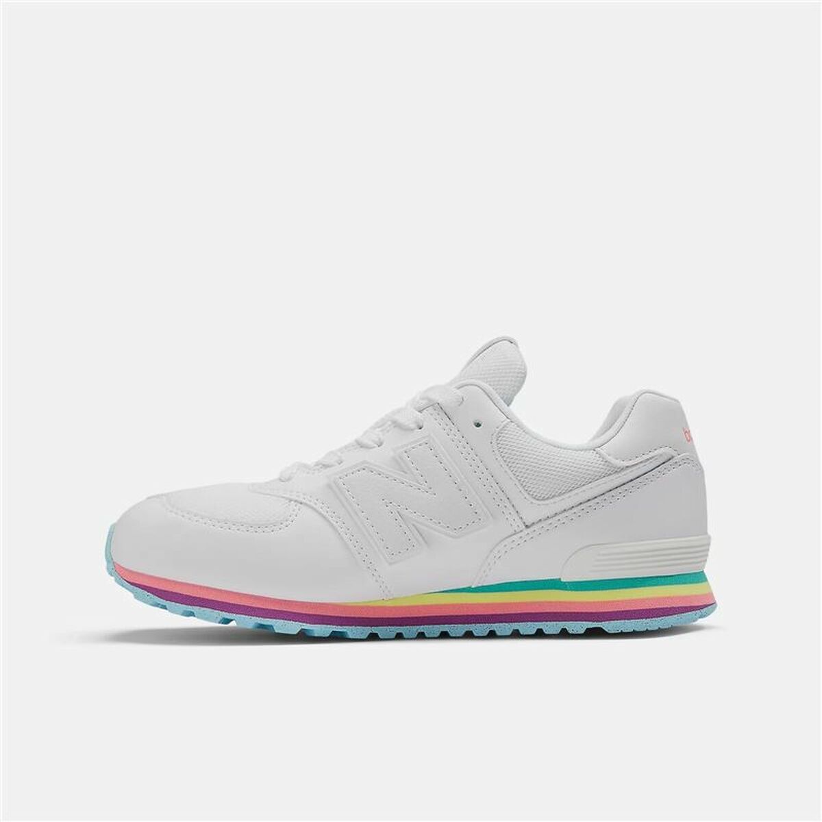 Scarpe Sportive per Bambini New Balance 574 Core Bianco 3 S64166018_1