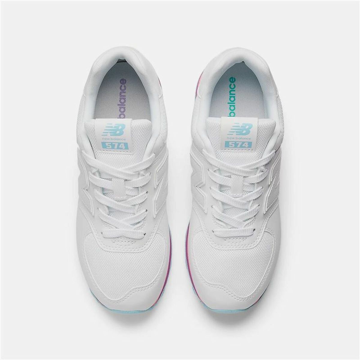 Scarpe Sportive per Bambini New Balance 574 Core Bianco 5 S64166018_3