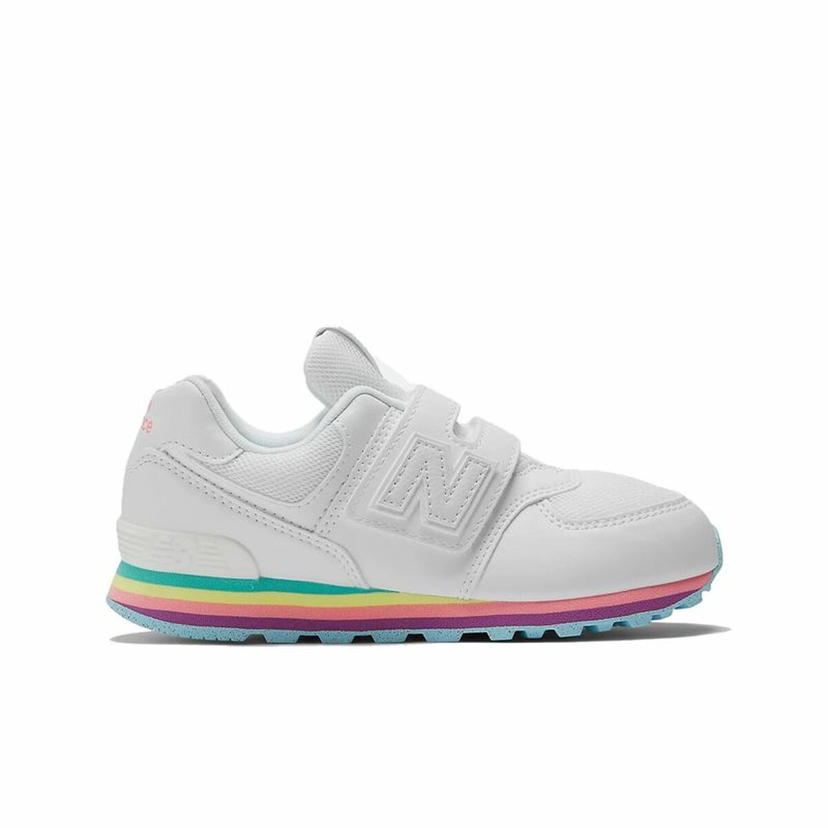 Scarpe Sportive per Bambini New Balance 574 Core Hook Loop Bianco 2 S64166011_0