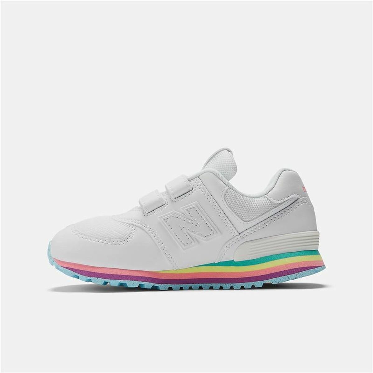 Scarpe Sportive per Bambini New Balance 574 Core Hook Loop Bianco 3 S64166011_1