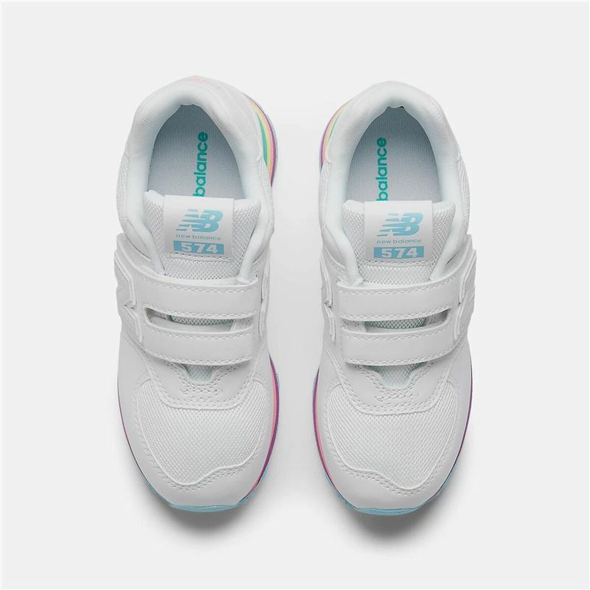 Scarpe Sportive per Bambini New Balance 574 Core Hook Loop Bianco 5 S64166011_3