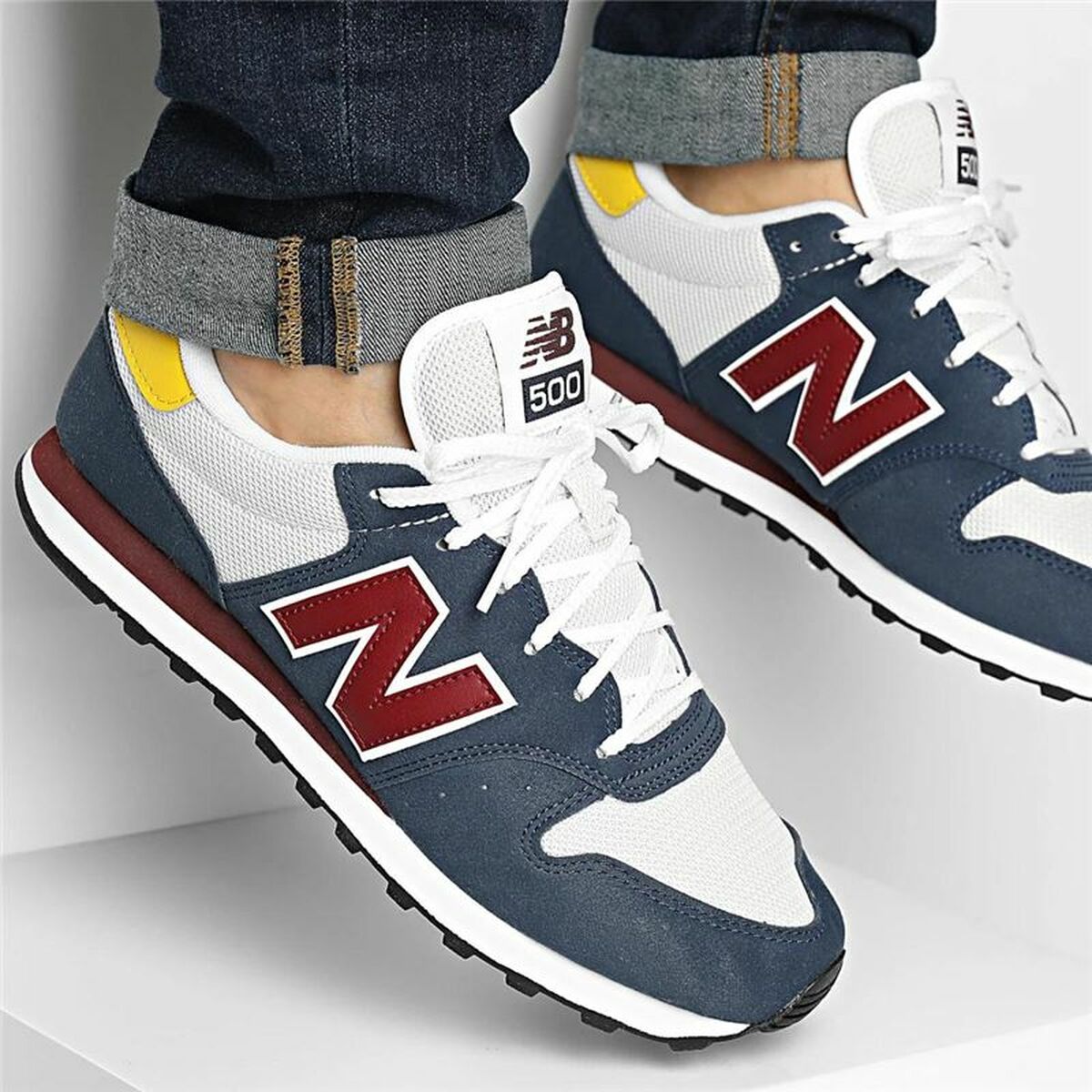 Scarpe da Tennis Casual Uomo New Balance 500 Azzurro 3 S64166017_1
