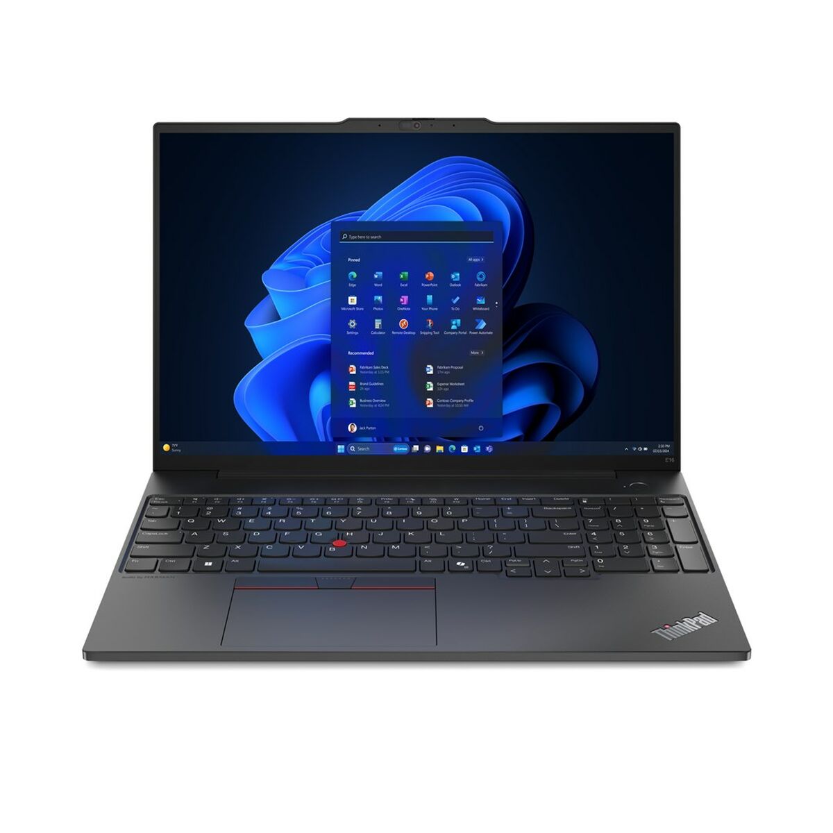 Laptop Lenovo ThinkPad E16 16" AMD Ryzen 7 7735HS 16 GB RAM 512 GB SSD Qwerty US 2 S91110286_0