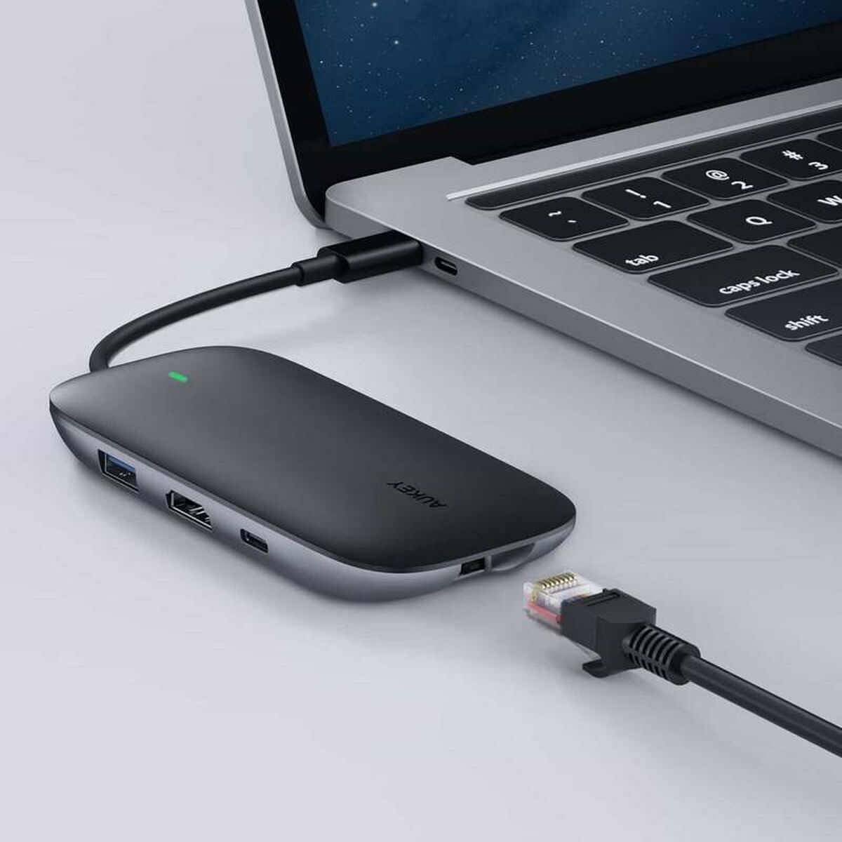Hub USB Aukey CB-C71 Nero 100 W 5 S9123002_3