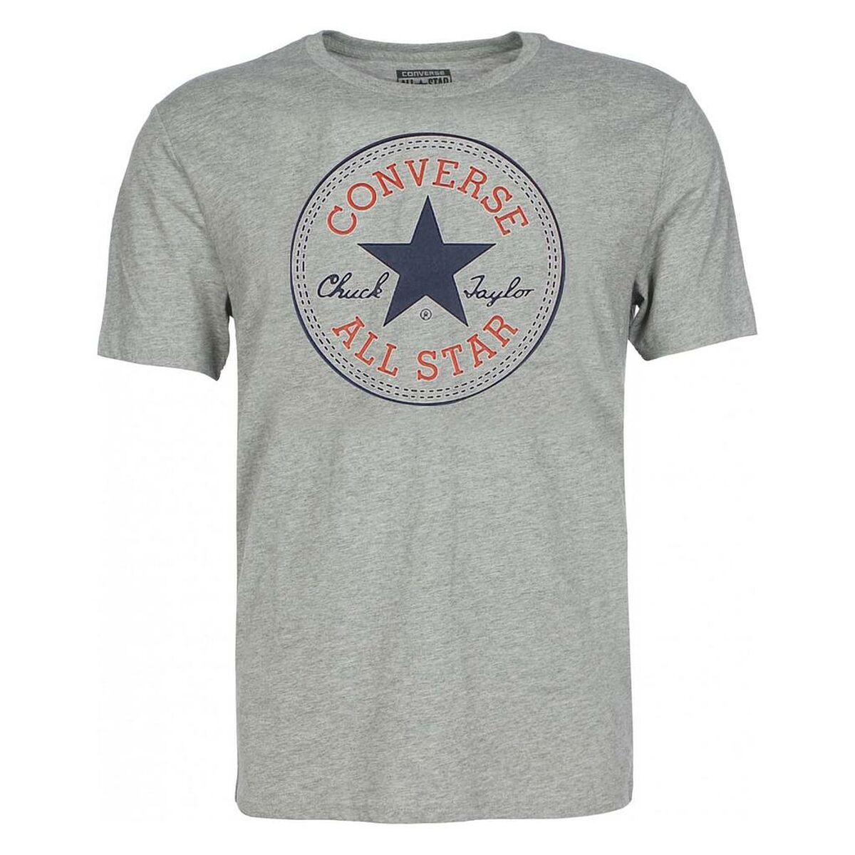 Maglia a Maniche Corte per Bambini Converse CHUCK PATCH SHORT Grigio 2 S2036433_0