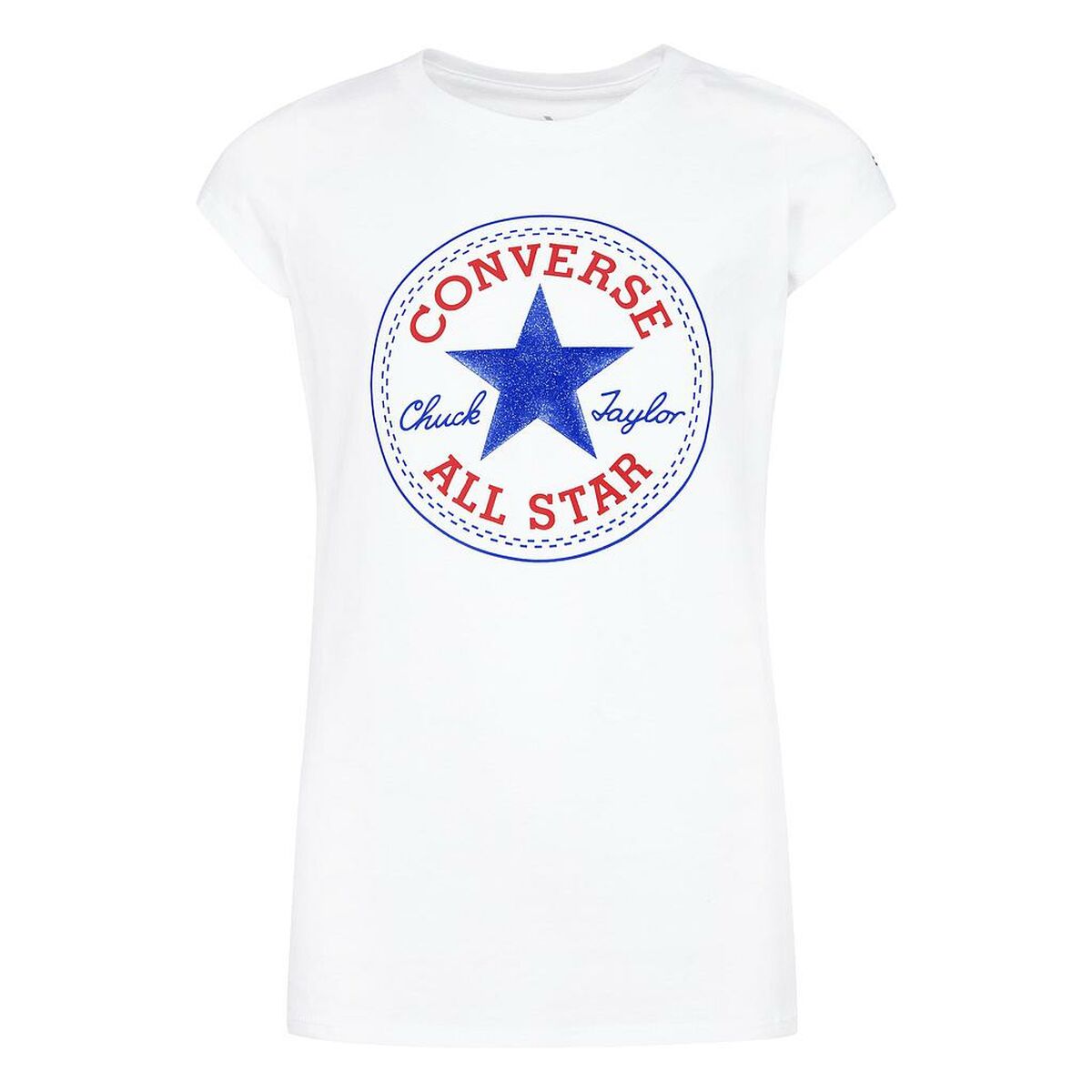 Maglia a Maniche Corte per Bambini Converse Bianco 3 S2029849_1