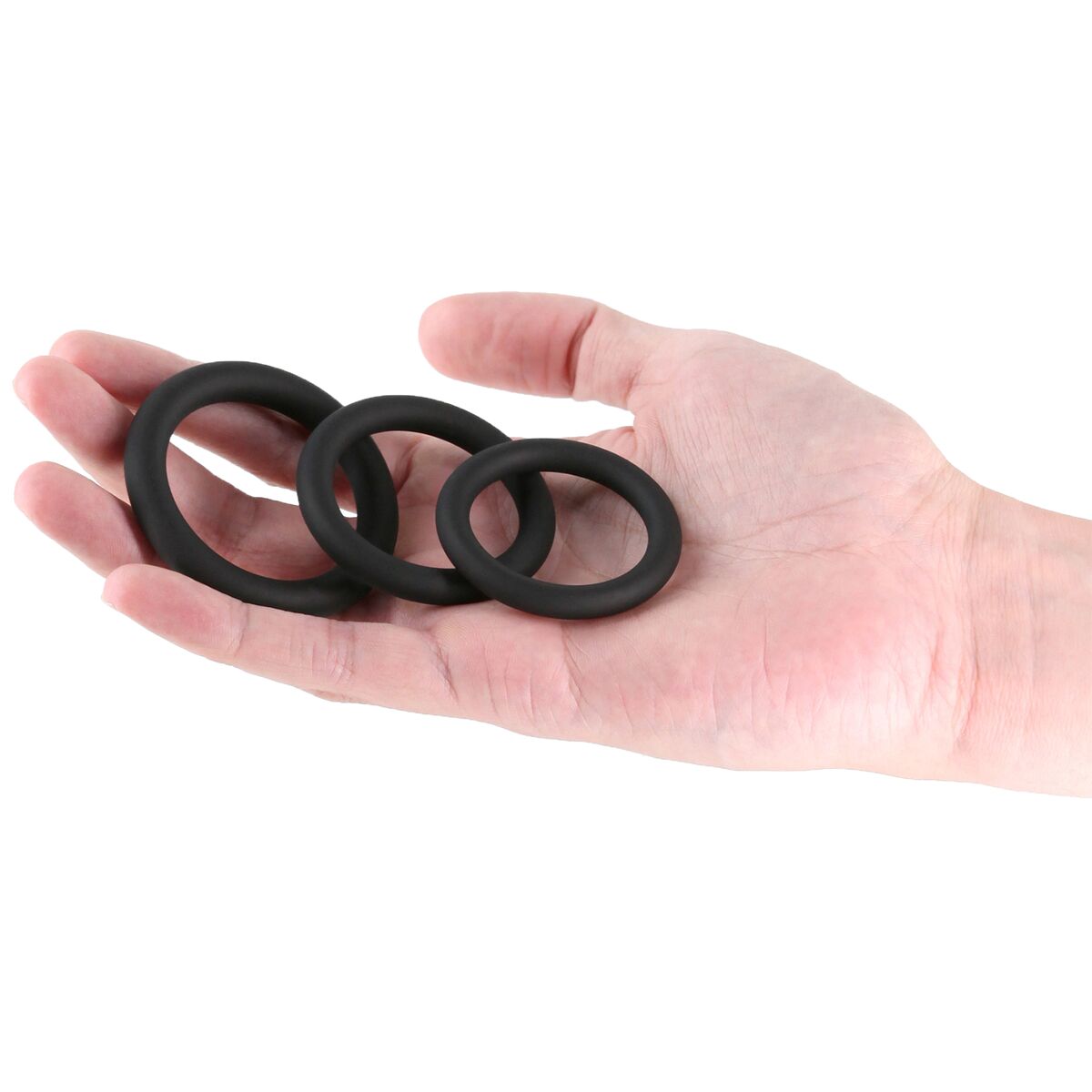 Anelli Fallici NS Novelties Renegade Nero (S) (M) (L) 3 S9407788_1