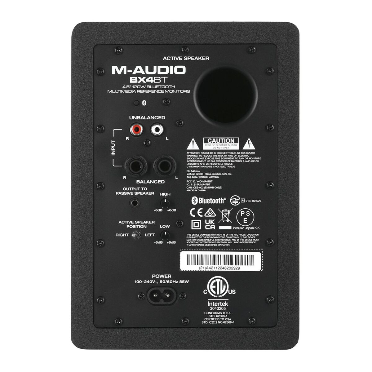 Monitor da studio M-Audio BX4 PAIRBT 50 W 12 S9147505_10