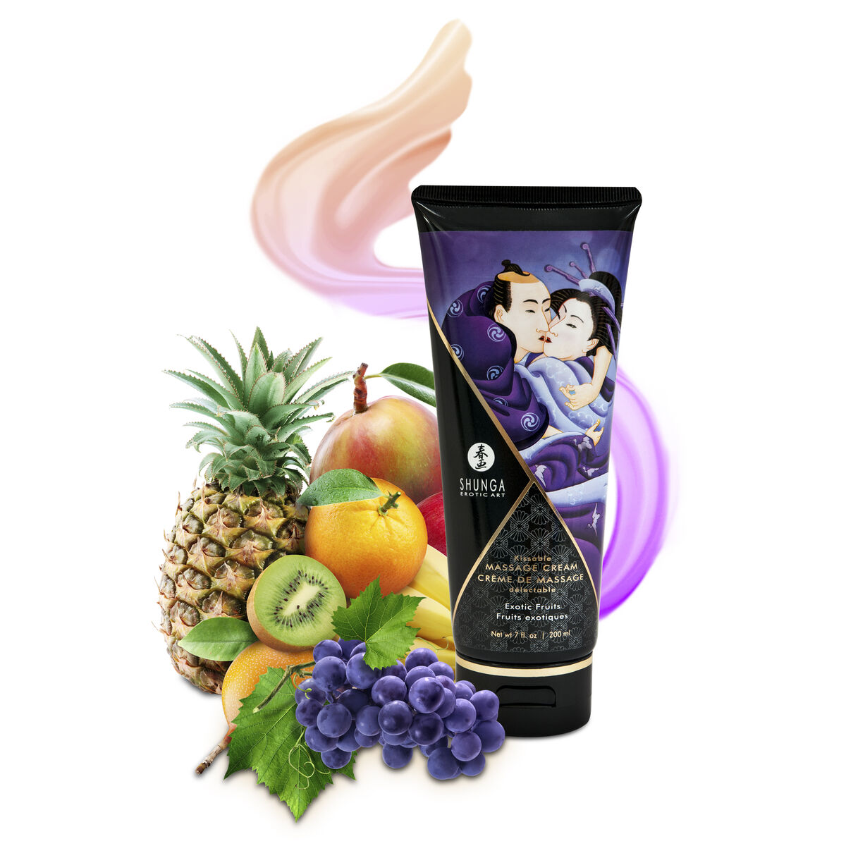 Crema per Massaggi Shunga 200 ml Frutta Esotica 4 M0406140_2