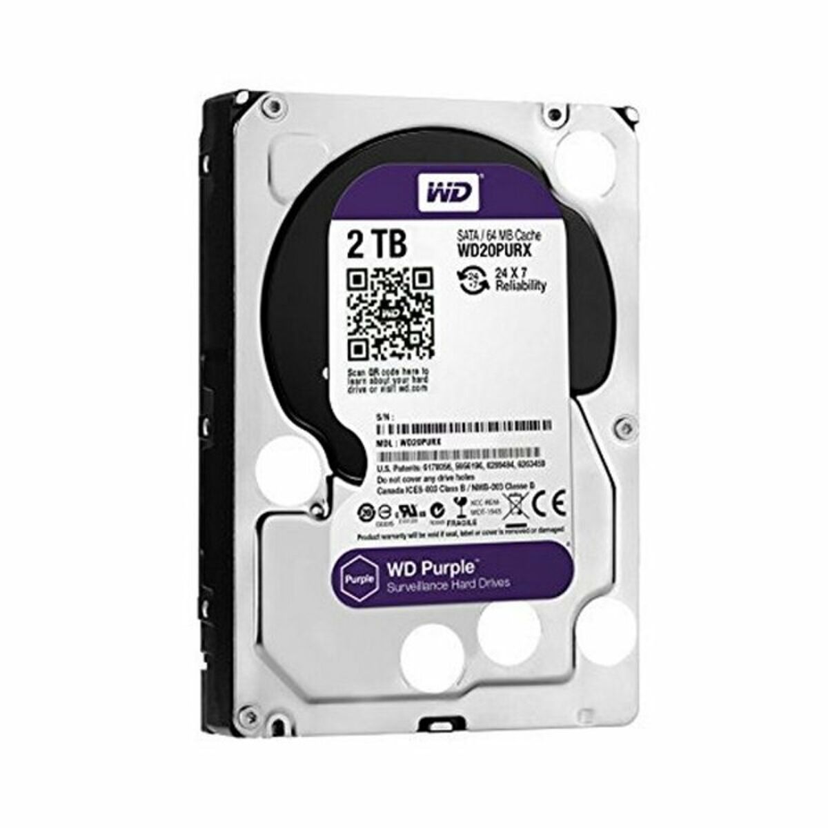 Hard Disk Western Digital SATA PURPLE 3,5" 16 S55123656_14