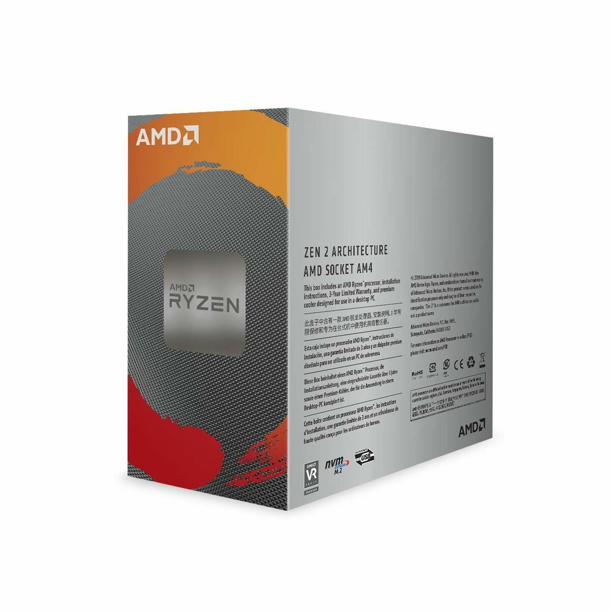 Processore AMD Ryzen 3 3600 64 bits AMD AM4 5 S9197928_3