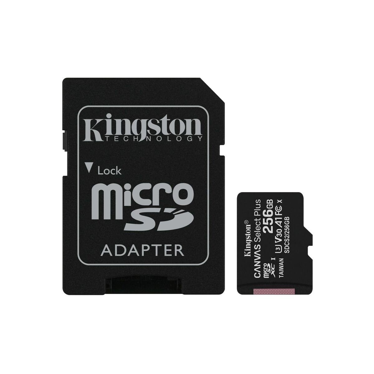 Scheda Di Memoria Micro SD con Adattatore Kingston Canvas Select Plus 256 GB 3 S9122486_1