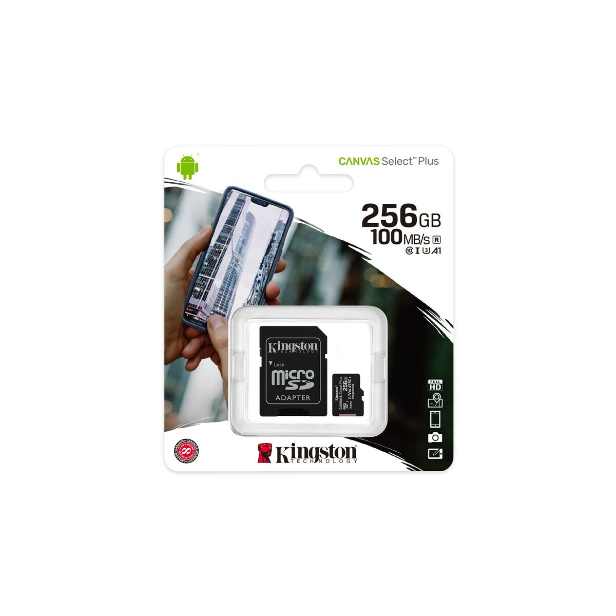 Scheda Di Memoria Micro SD con Adattatore Kingston Canvas Select Plus 256 GB 4 S9122486_2