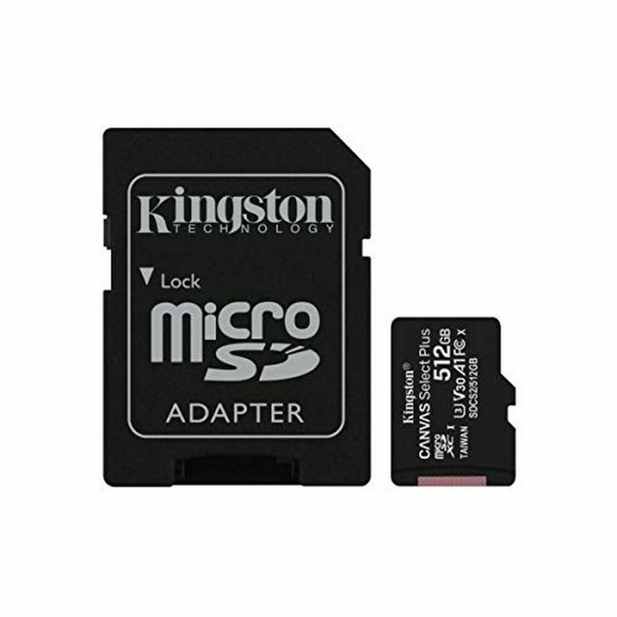 Scheda Di Memoria Micro SD con Adattatore Kingston SDCS2/512GB 512 GB 2 S9904289_0