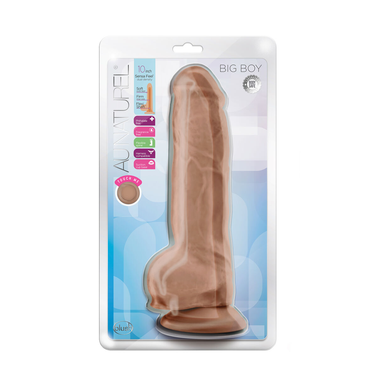 Dildo Blush Au Naturel Marrone Ø 5,1 cm 12 S9402421_10