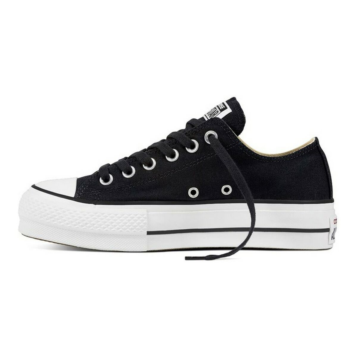 Scarpe da Tennis Casual Donna Converse All Star Lift Low Nero 4 S6435467_2