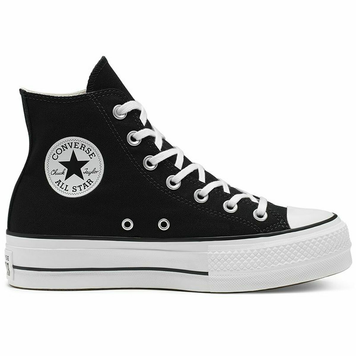 Scarpe da Tennis Casual Donna Converse All Star Platform High Top Nero 6 S6442380_4