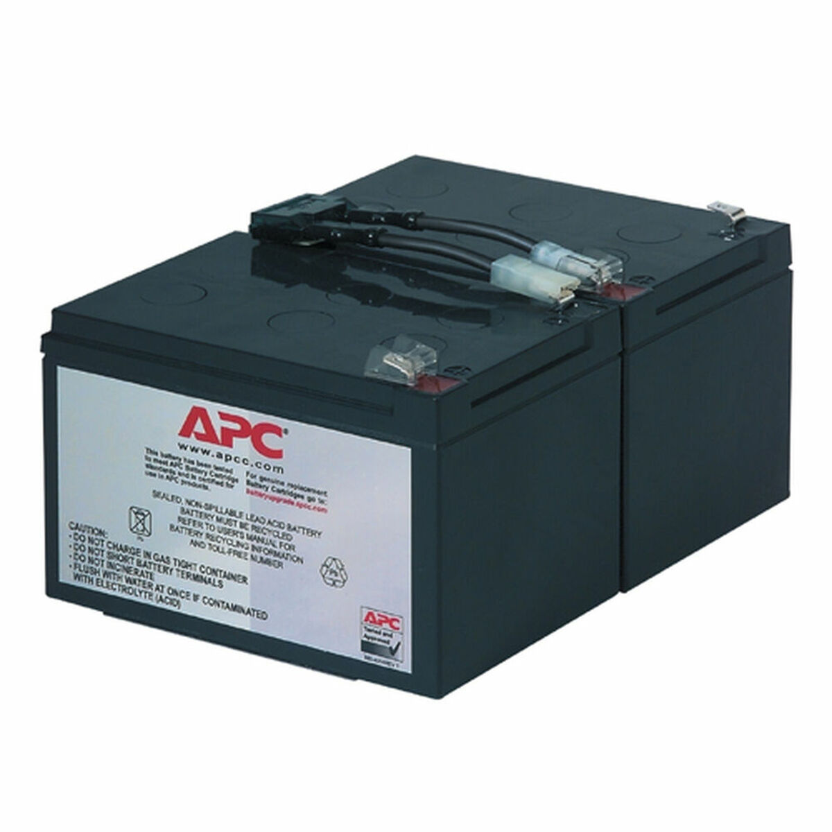 Batteria per Gruppo di Continuità UPS APC RBC6 Ricambio 24 V 2 S7758179_0