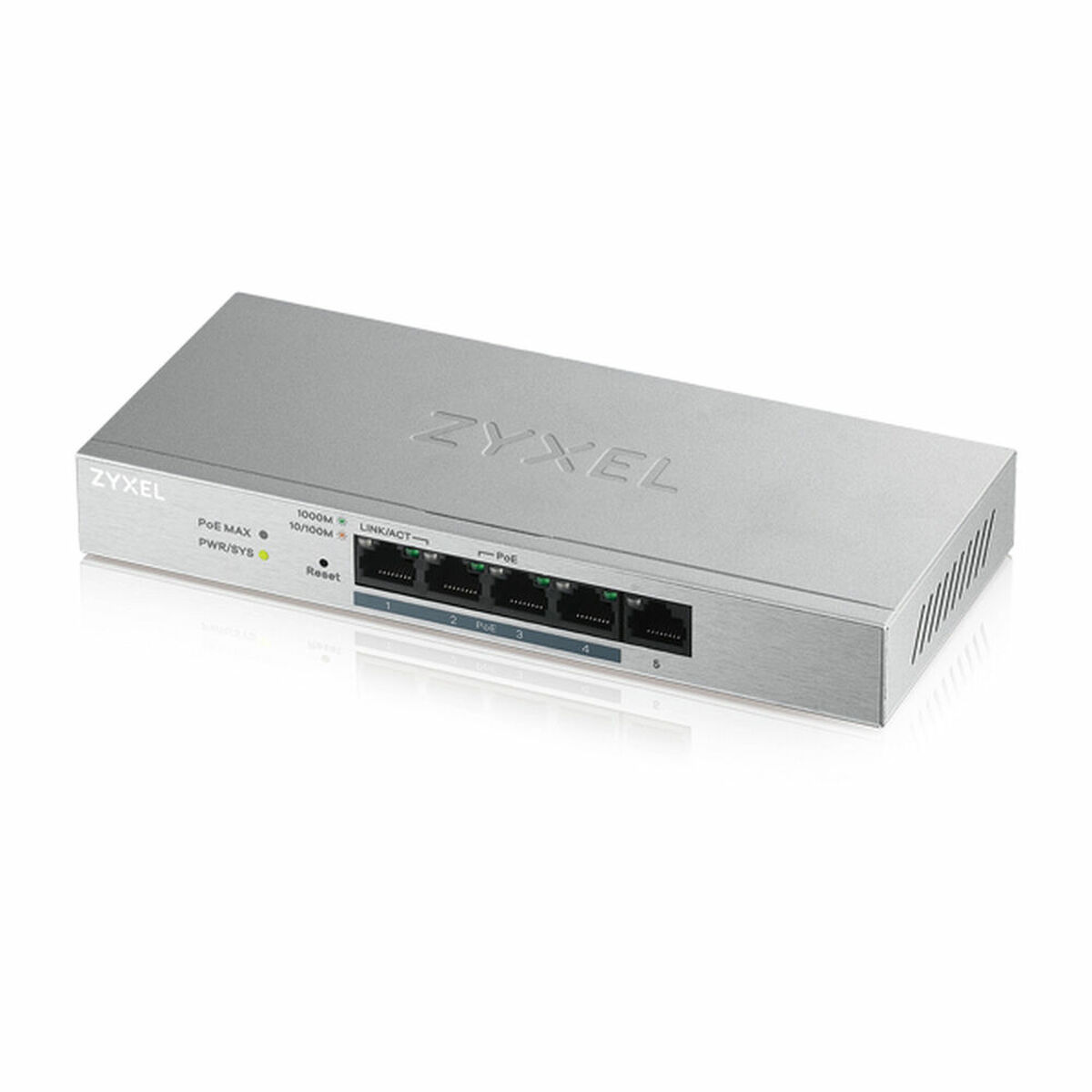 Switch ZyXEL GS1200-5HPV2-EU0101F RJ-45 PoE Grigio 2 S55001497_0