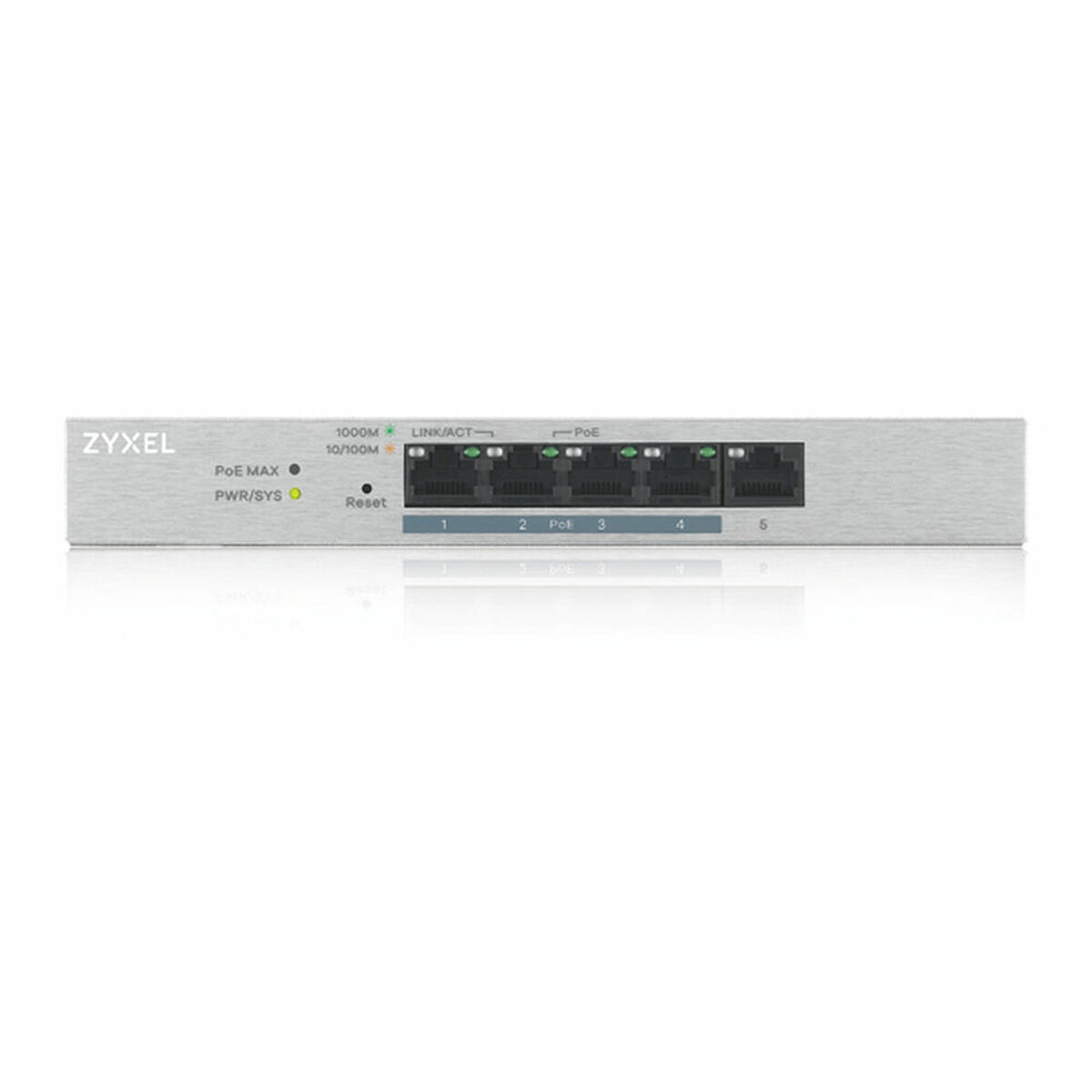 Switch ZyXEL GS1200-5HPV2-EU0101F RJ-45 PoE Grigio 3 S55001497_1
