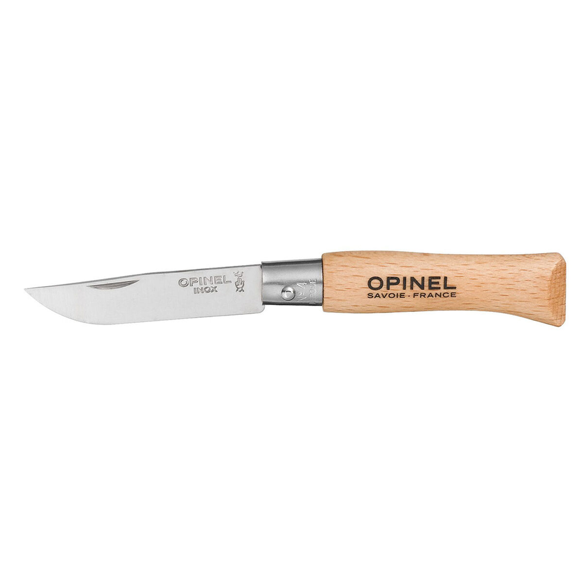 Coltello a serramanico Opinel nº4 Acciaio inossidabile legno di faggio 5 cm 2 S7924800_0