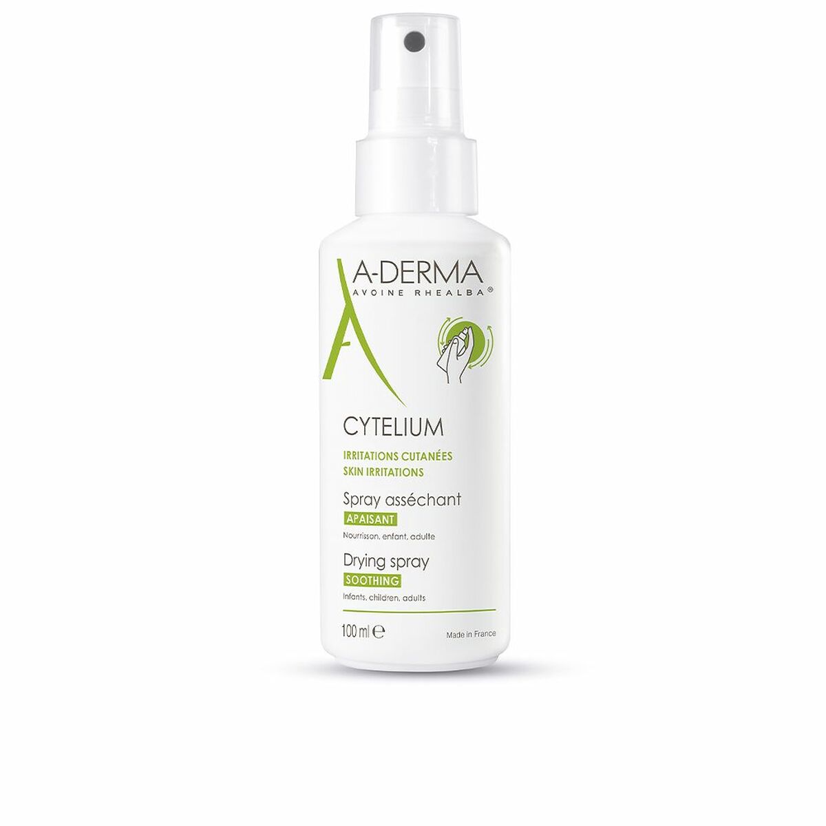 Spray A-Derma Cytelium Asciutto Allevia il prurito e l'irritazione 100 ml 2 S0596668_0