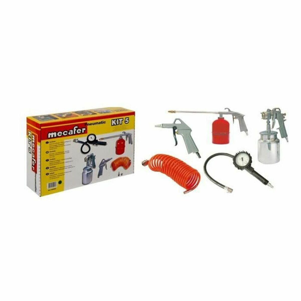 Kit di accessori per compressori d'aria MECAFER 5 Pezzi 2 S7155429_0
