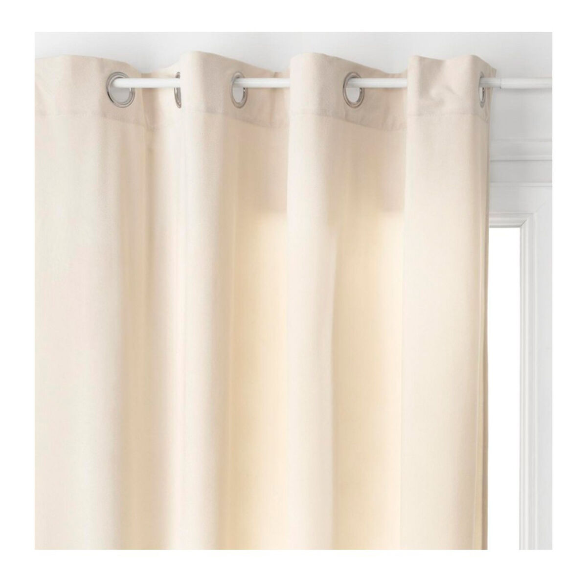 Tenda Atmosphera Lilou Poliestere Avorio (140 x 260 cm) 2 S7908202_0