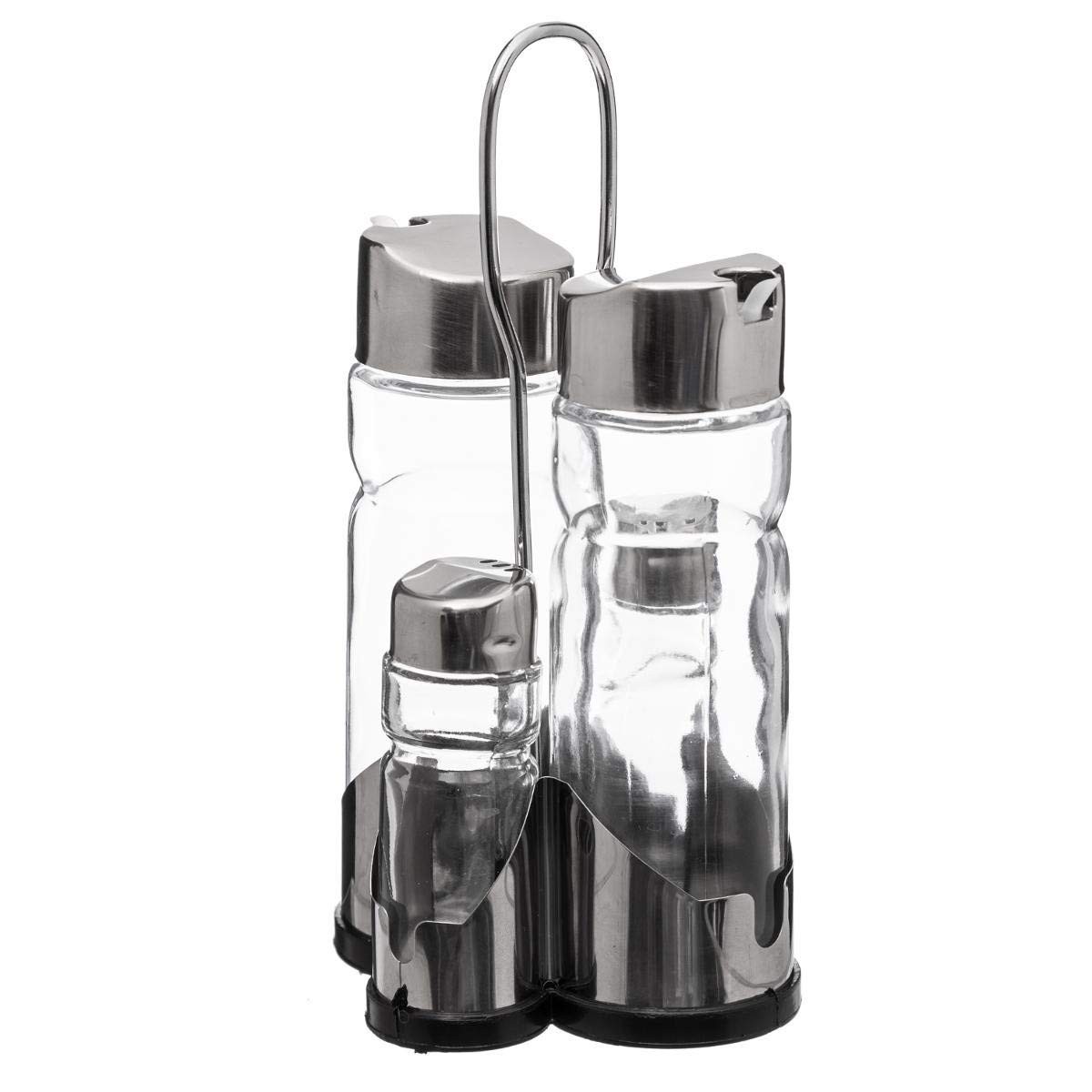 Portasale con Coperchio Secret de Gourmet Multicolore Trasparente Vetro Acciaio inossidabile 2 S7900874_0