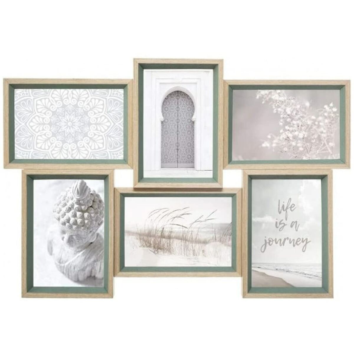Cornice Portafoto Atmosphera Mille-Mille 45 x 31 cm Legno MDF 3 S7910240_1