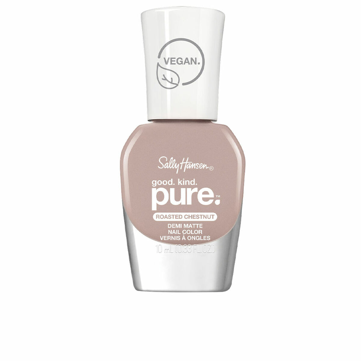 smalto Sally Hansen Good.Kind.Pure Guscio d'uovo Nº 050-roasted chestnut (10 ml) 2 S05109700_0