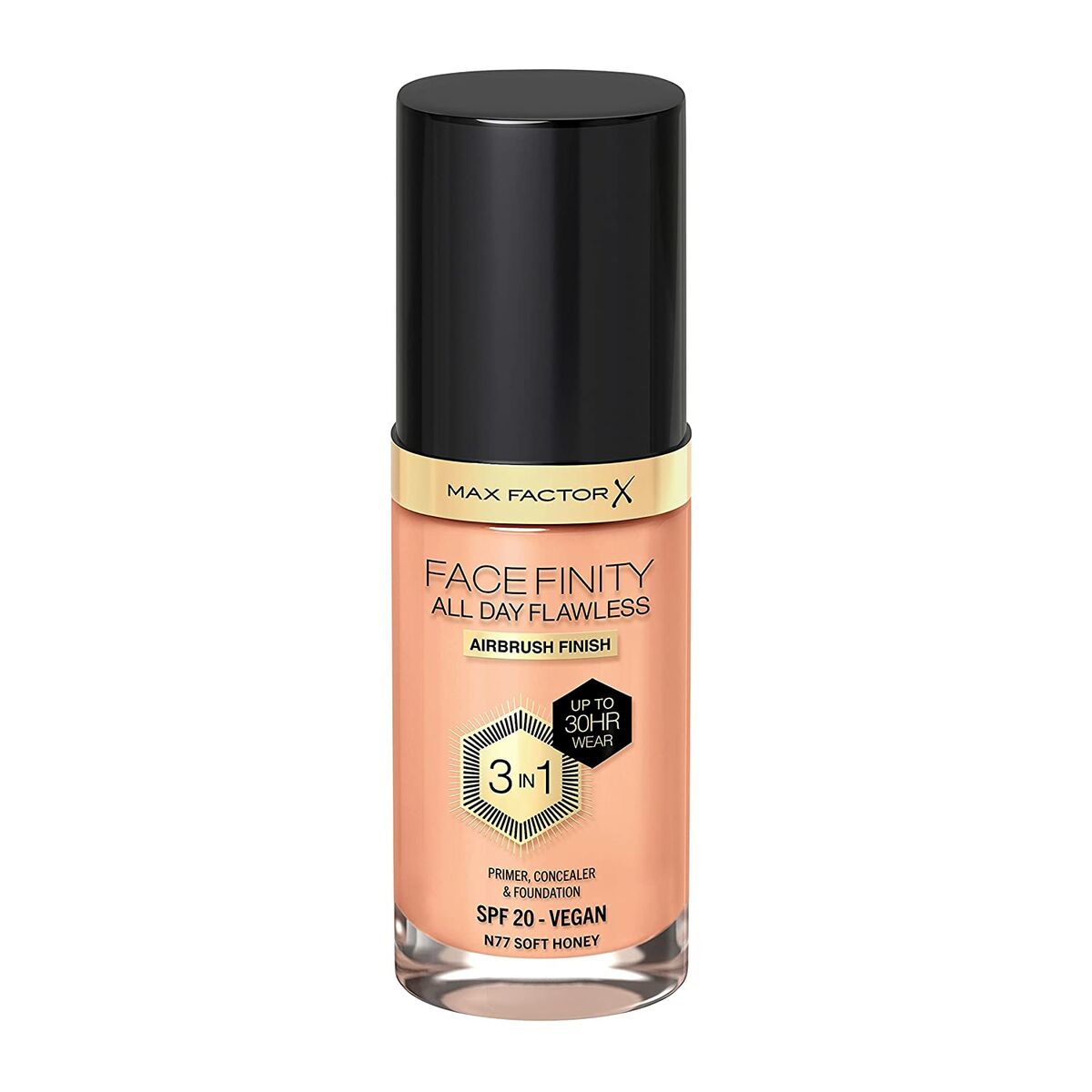 Base Cremosa per il Trucco Max Factor Facefinity Nº 77 Soft honey 30 ml 2 S05112580_0