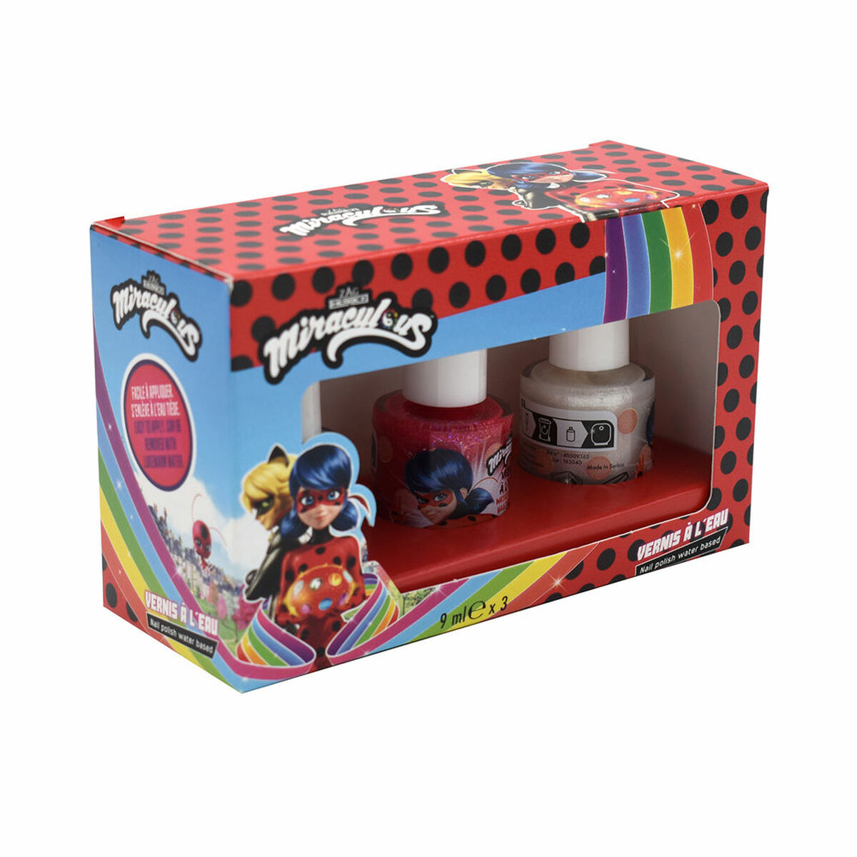 Set di Trucchi per Bambini Lady Bug Miraculous 3 Pezzi 2 S05116782_0
