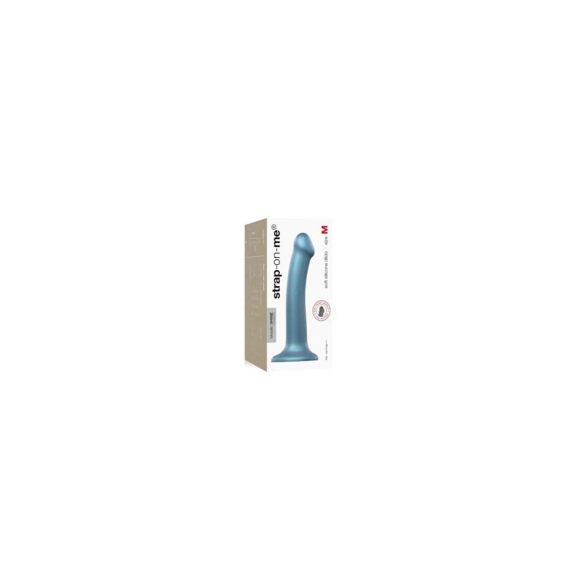 Dildo Strap-on-me DENSITY Azzurro M 4 M0404687_2