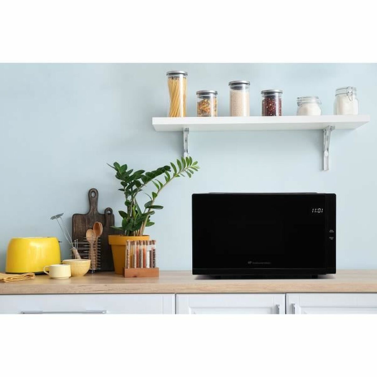 Microonde Continental Edison CEMO23B Nero noir 1280 W 23 L 6 S71011666_4
