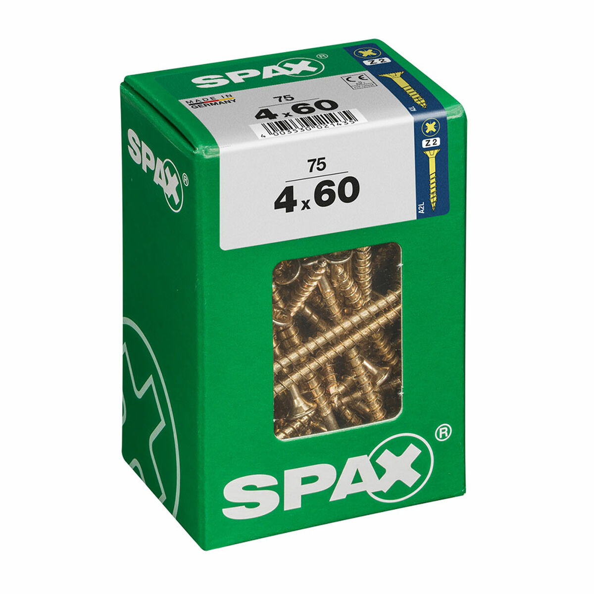 Scatola a viti SPAX Vite per legno Testa piatta (4 x 60 mm) (4,0 x 60 mm) 2 S7913901_0