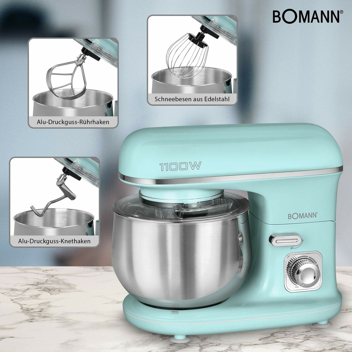 Robot da Cucina Bomann KM 6030 CB 1100 W 3 S9101205_1
