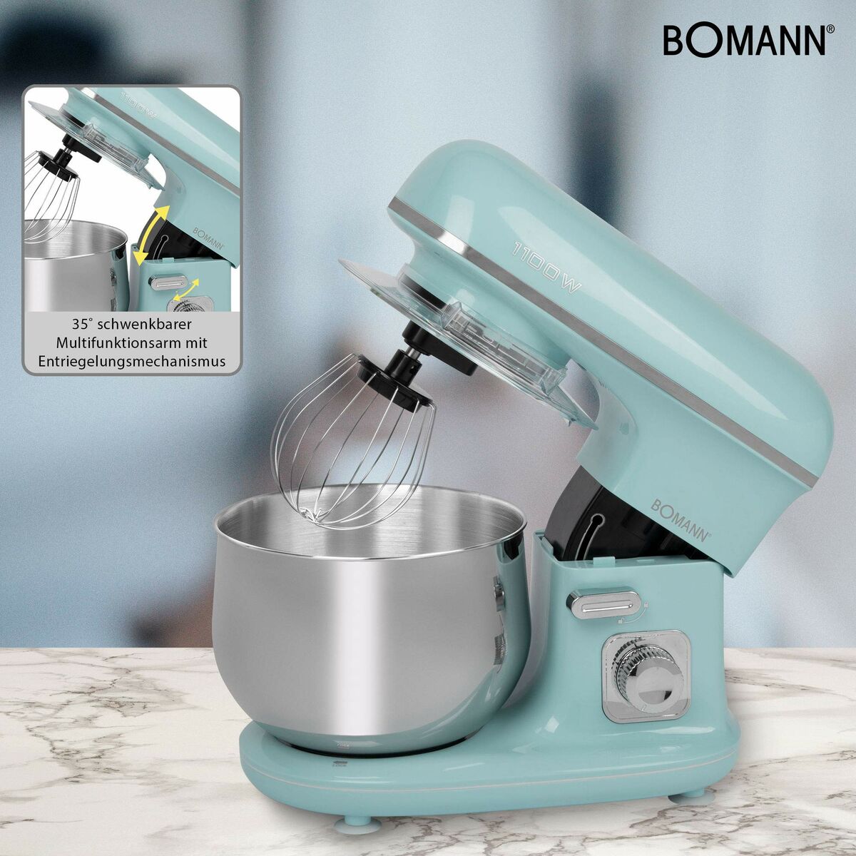 Robot da Cucina Bomann KM 6030 CB 1100 W 5 S9101205_3