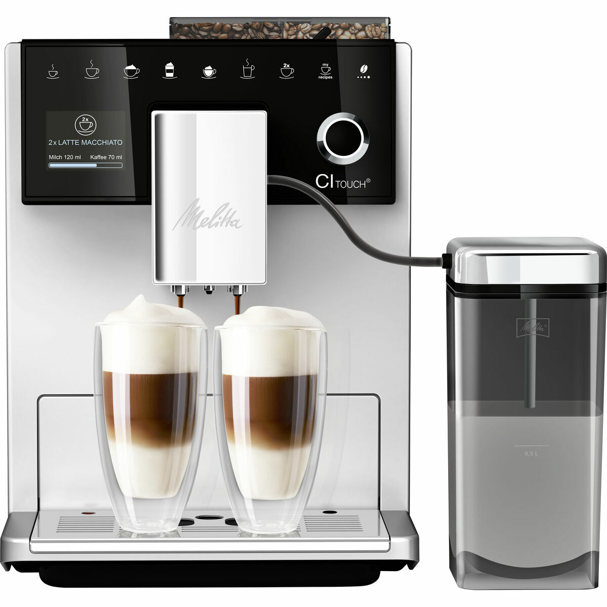 Caffettiera superautomatica Melitta F630-111 Argentato 1000 W 1400 W 1,8 L 3 S9184621_1
