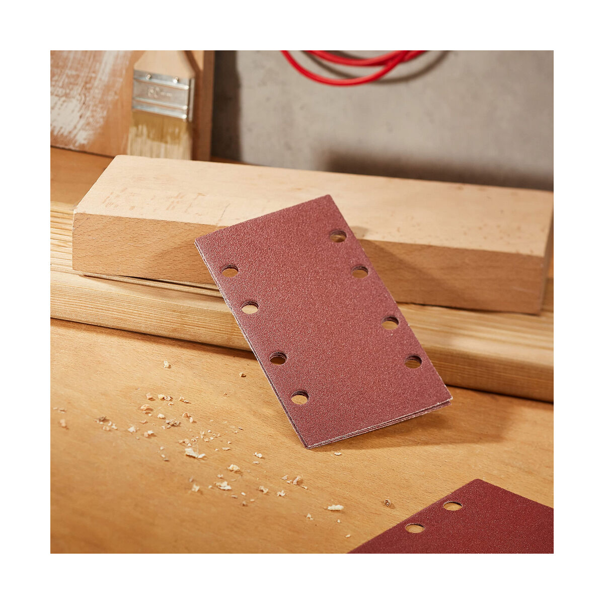 Fogli di carta vetrata Wolfcraft 1767000 (9,3 x 18,5 cm) 4 S7907151_2