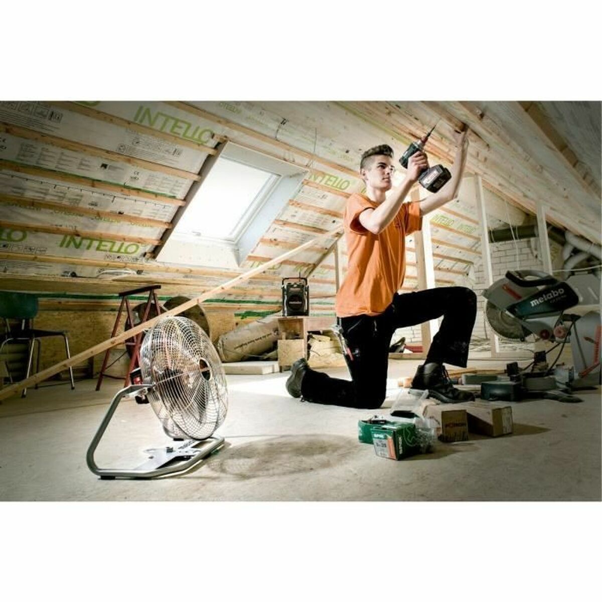 Ventilatore da Terra Metabo AV 18 Bianco 3 S71002593_1