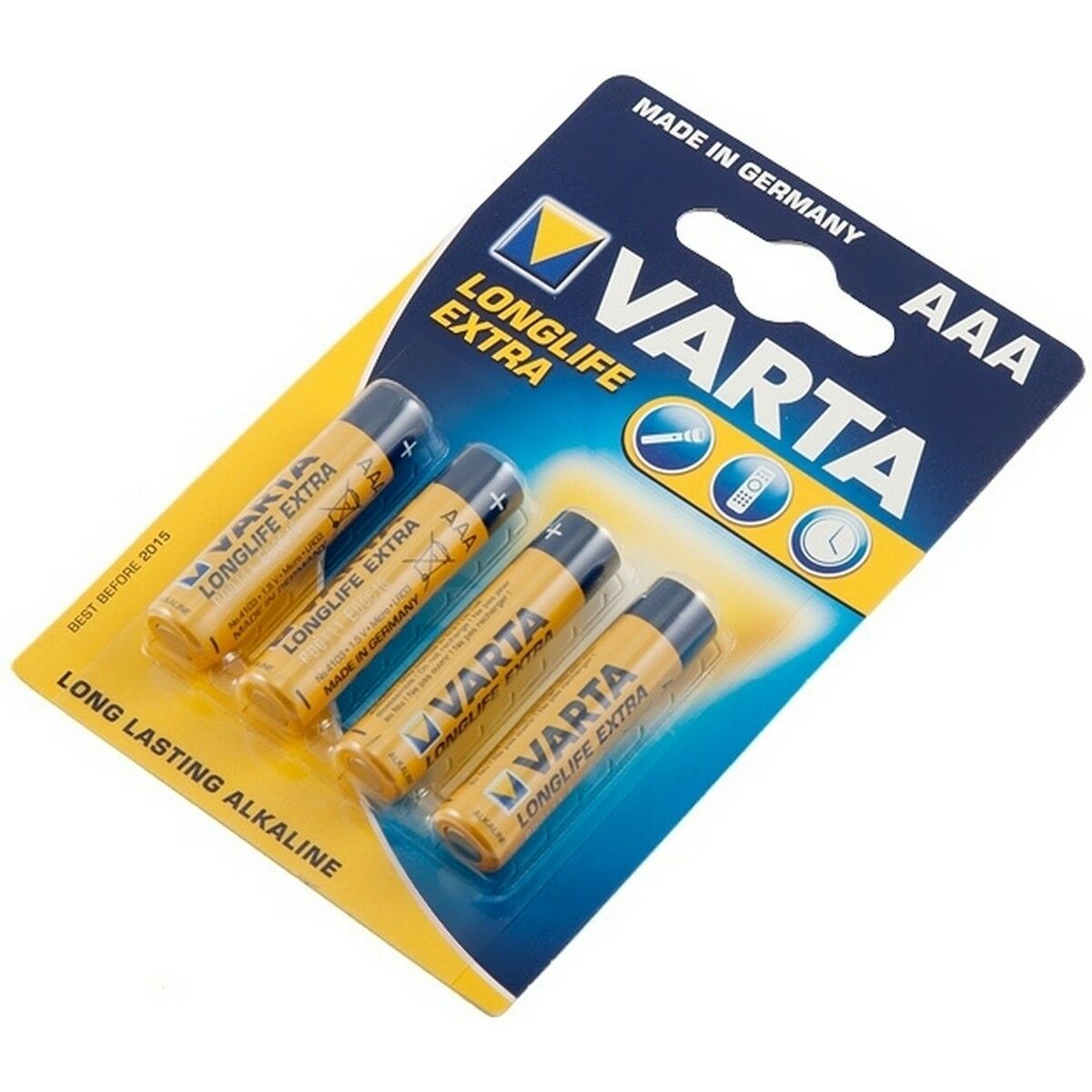 Batterie Alcaline Varta 4103 1,5 V AAA (4 Unità) 3 S9106275_1