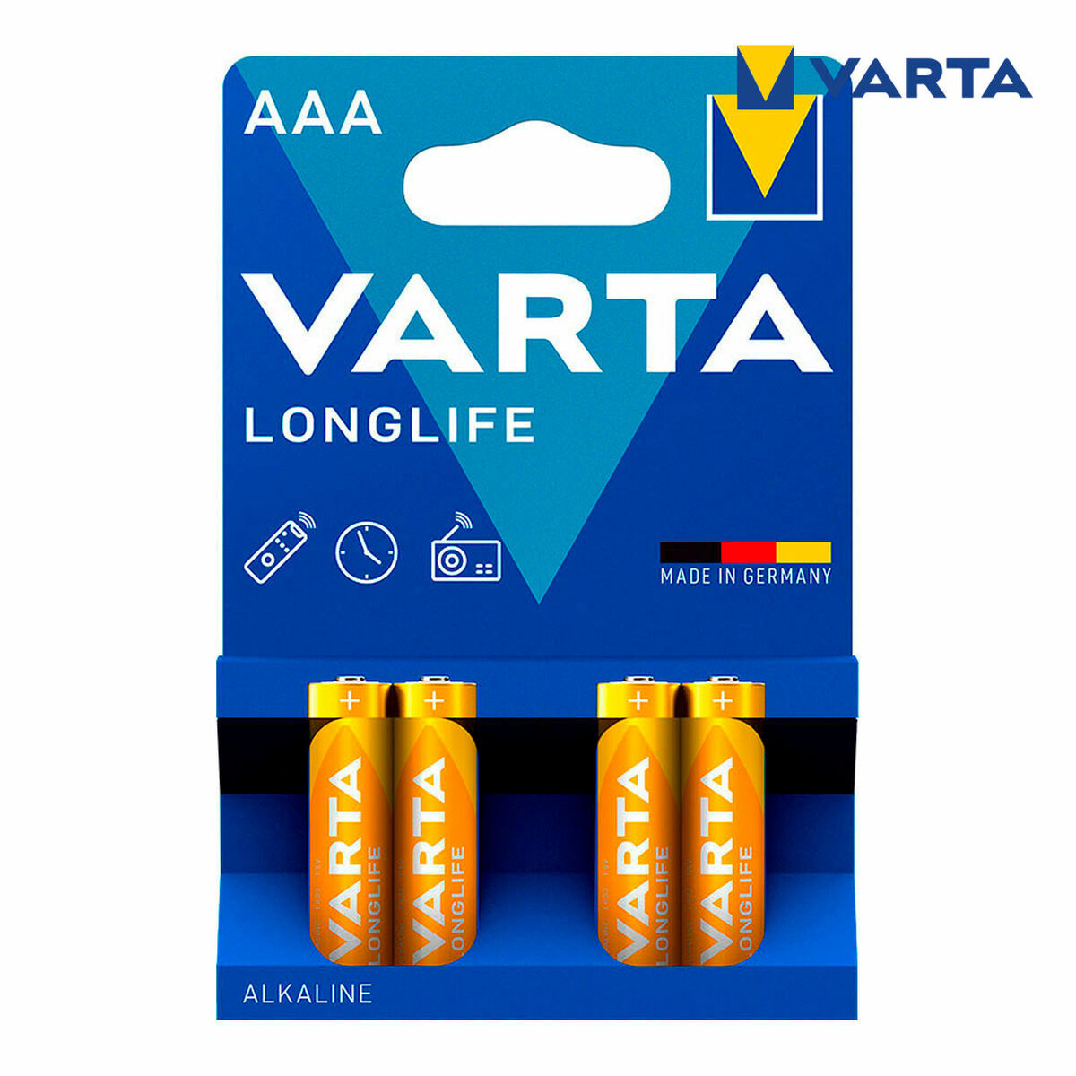 Batterie Alcaline Varta 4103 1,5 V AAA (4 Unità) 5 S9106275_3