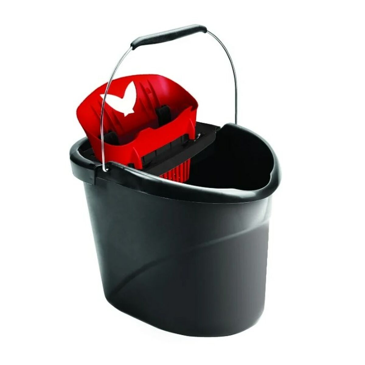 Secchio per Pavimenti Vileda Ultramax Nero Rosso Plastica 10 L 38 x 38 x 38 cm 5 S9126684_3