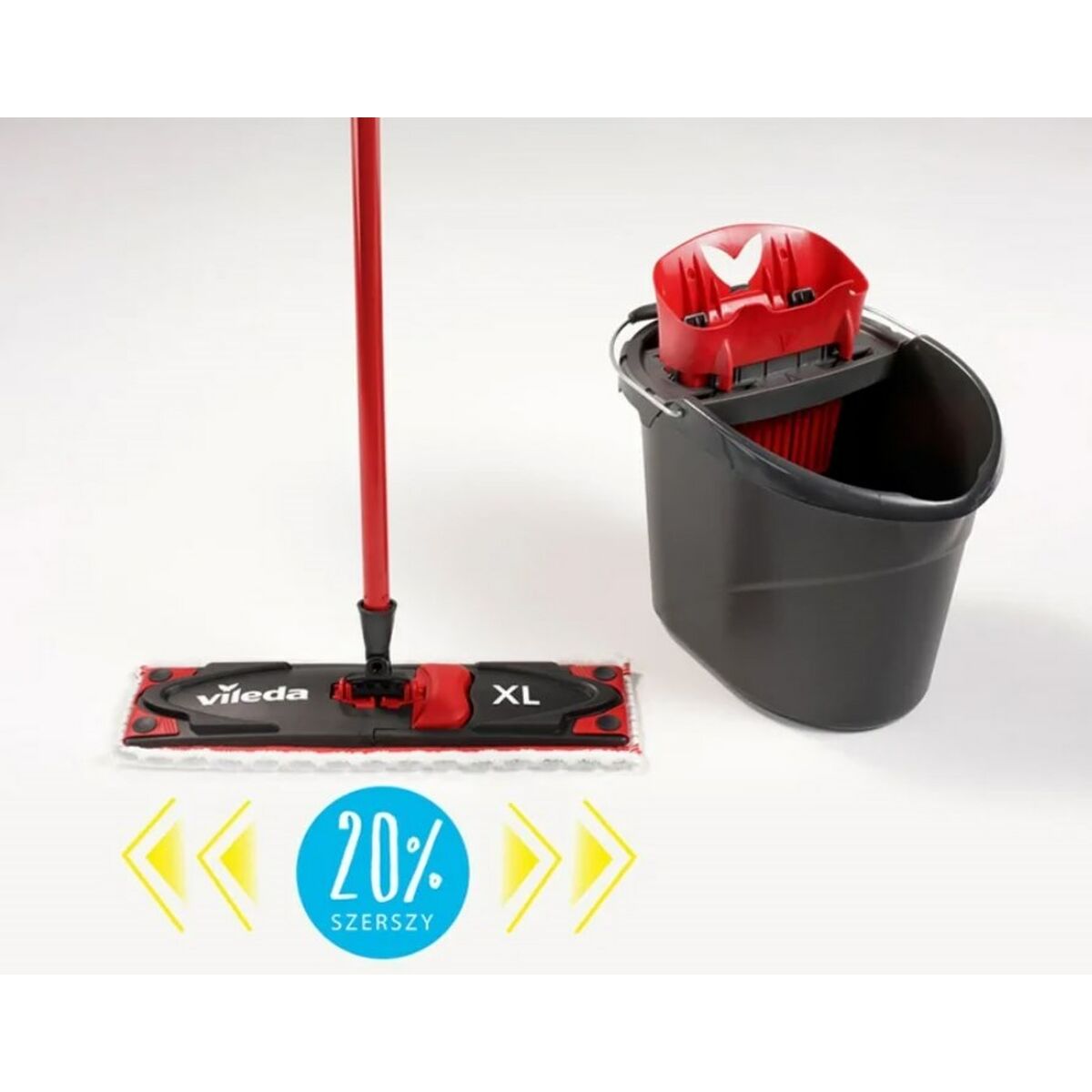 Spazzolone Vileda Ultramax XL Box Nero Rosso Microfibra 6 S9126701_4
